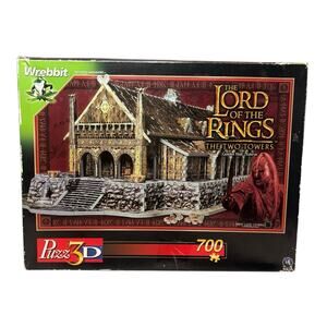Puzz 3D Lord Of The Rings Two Towers Golden Hall Edoras 700 Piece Wrebbit Puzzle
